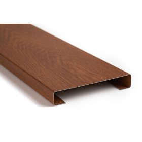   CESAR KERÍTÉSLÉC C PROFIL 10 cm  ARANYTÖLGY - Normál kivitel (2 oldalon festett)