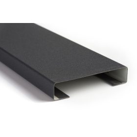   CESAR KERÍTÉSLÉC C PROFIL 10 cm ANTRACIT - Prémium kivitel (1 oldalon festett)