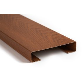   CESAR KERÍTÉSLÉC C PROFIL 10 cm  ARANYTÖLGY - Prémium kivitel (2 oldalon festett)