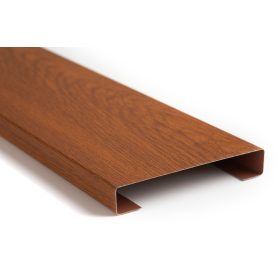   CESAR KERÍTÉSLÉC C PROFIL 12 cm ARANYTÖLGY - Normál kivitel (1 oldalon festett)