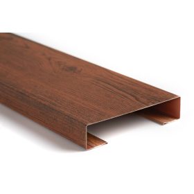   CESAR KERÍTÉSLÉC C PROFIL 14 cm DIÓ - Prémium kivitel (1 oldalon festett)