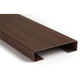   CESAR KERÍTÉSLÉC C PROFIL 14 cm DIÓ - Prémium kivitel (2 oldalon festett)