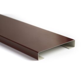   CESAR KERÍTÉSLÉC C PROFIL 8 cm BARNA - Normál kivitel (1 oldalon festett)