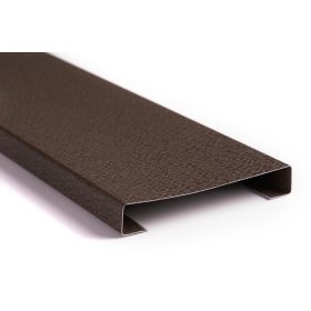   CESAR KERÍTÉSLÉC C PROFIL 8 cm SZÜRKÉSBARNA - Normál kivitel (1 oldalon festett)