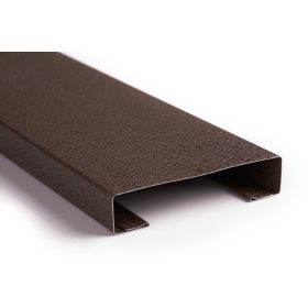   CESAR KERÍTÉSLÉC C PROFIL 8 cm SZÜRKÉSBARNA - Prémium kivitel (1 oldalon festett)